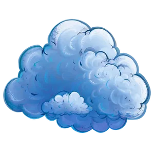 Seamless Blue Clouds Png 80 PNG Image