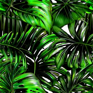 Seamless Tropical Leaf Texture Png Fha PNG Image