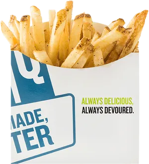 Seasoned Friesin Branded Container PNG Image