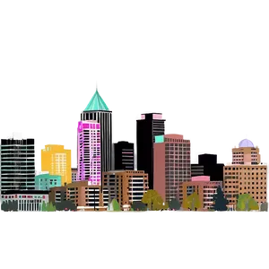 Seattle Skyline Panorama Png Shs8 PNG Image