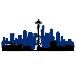 Seattle Skyline Silhouette Png Bdf66 PNG Image