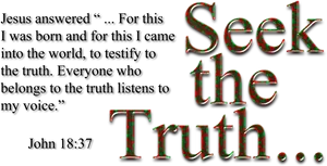 Seek The Truth Inspirational Quote PNG Image