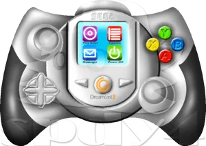 Sega Dreamcast2 Concept Controller PNG Image