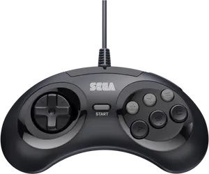 Sega Gamepad Classic Controller PNG Image