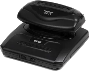 Sega Genesis32 X Console Setup PNG Image