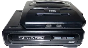 Sega Genesisand S E G A C D Console Combo PNG Image