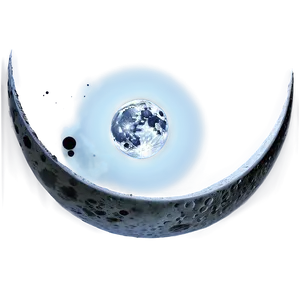 Semicircle Moon Phase Png 76 PNG Image