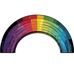 Semicircle Spectrum Graphic Png 06292024 PNG Image