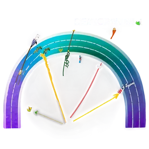 Semicircle Spectrum Graphic Png Qya79 PNG Image