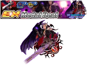 Sephiroth_ E X_ Medal_ Deal_ Promotion PNG Image