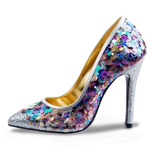 Sequin Heel Png Bdx PNG Image