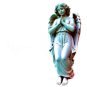 Serene Angel Sculpture Png Hft PNG Image