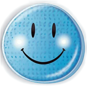 Serene Blue Smiley Face Png 90 PNG Image