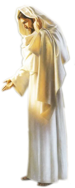 Serene_ Jesus_ Christ_ Portrait PNG Image