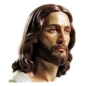 Serene Jesus Face Png Qdy PNG Image