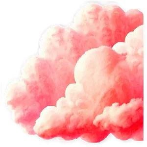 Serene Pink Cloud Background Png Xgf97 PNG Image