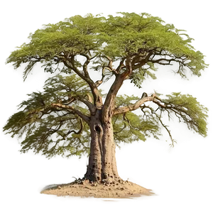 Serengeti Acacia Tree Panorama Png Cug PNG Image