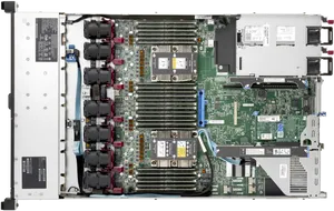 Server Motherboard Components Overview PNG Image