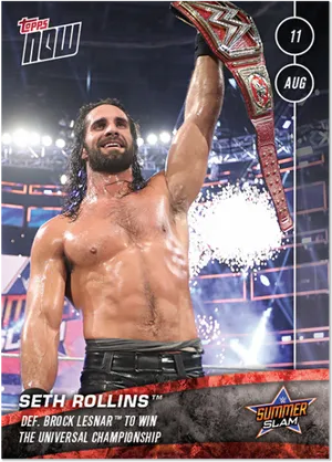 Seth Rollins Victory Universal Championship PNG Image