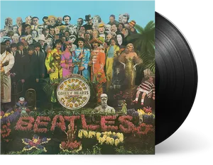 Sgt Peppers Lonely Hearts Club Band Album Cover PNG Image