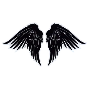 Shadow Angel Wings Graphic Png 11 PNG Image