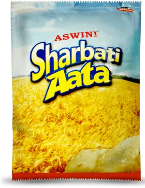 Sharbati_ Aata_ Packaging PNG Image