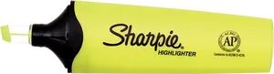 Sharpie Yellow Highlighter PNG Image