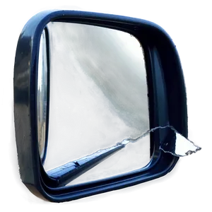 Shattered Rearview Mirror Png Wht PNG Image