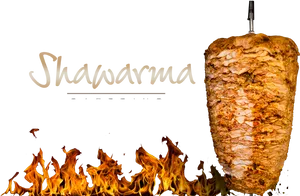 Shawarma Meaton Fire PNG Image