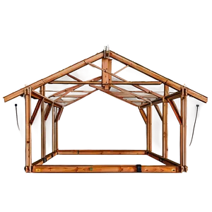 Shed Truss Blueprint Png 2 PNG Image