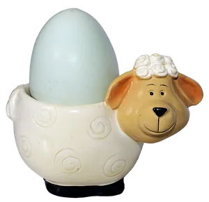 Sheep Egg Cup Holder PNG Image