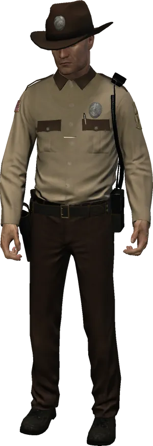 Sheriff_ Disguise_ Hitman_ Character.png PNG Image