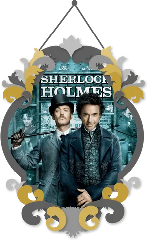 Sherlock Holmes Movie Poster PNG Image