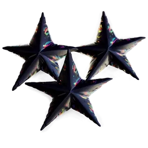 Shimmering Black Stars Png Djm17 PNG Image