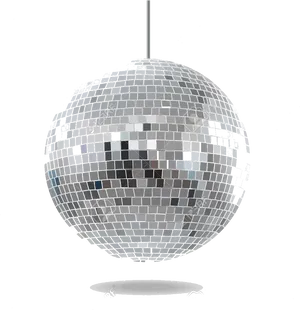 Shimmering Disco Ball Nightlife PNG Image