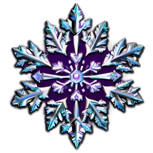 Shimmering Snowflake Emblem Png Rka PNG Image