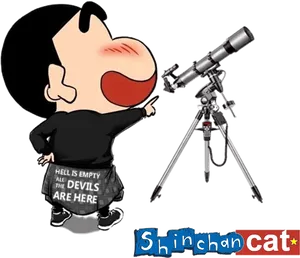 Shin Chan Astronomy Adventure PNG Image