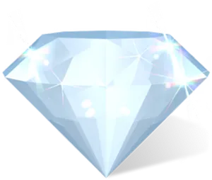 Shining Diamond Illustration PNG Image