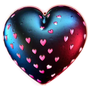 Shining Neon Heart Png 13 PNG Image