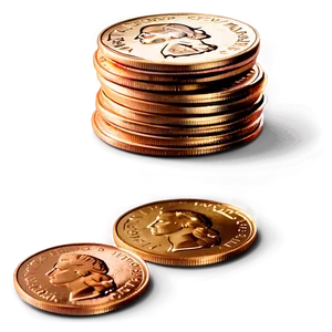 Shining Pennies Png Whl83 PNG Image