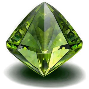 Shining Peridot Gem Png Kch PNG Image