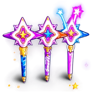 Shining Star Wand Png 06132024 PNG Image