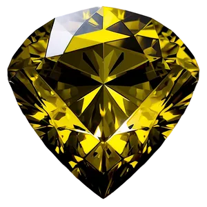 Shining Yellow Diamond Graphic Png Xip54 PNG Image