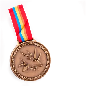 Shiny Bronze Medal Png Raj PNG Image