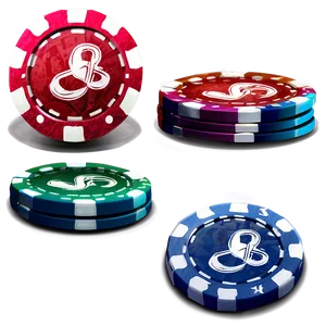 Shiny Casino Chips Png Fei PNG Image