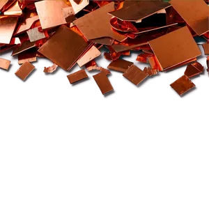 Shiny Copper Metal Scraps Png 06292024 PNG Image