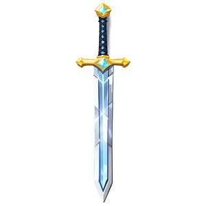 Shiny Diamond Sword Graphic Png 05252024 PNG Image