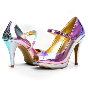 Shiny Glitter Heels Png Bdf PNG Image