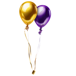 Shiny Gold Balloon Png 06212024 PNG Image