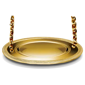 Shiny Gold Plate Png Dnq39 PNG Image